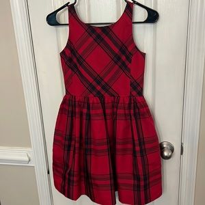 Beautiful Holiday Girl’s red plaid dress by Ralph Lauren Size 12